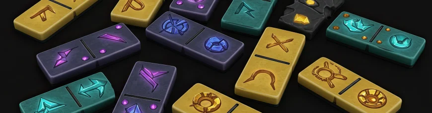 Китайское гадание по костяным табличкам (домино)